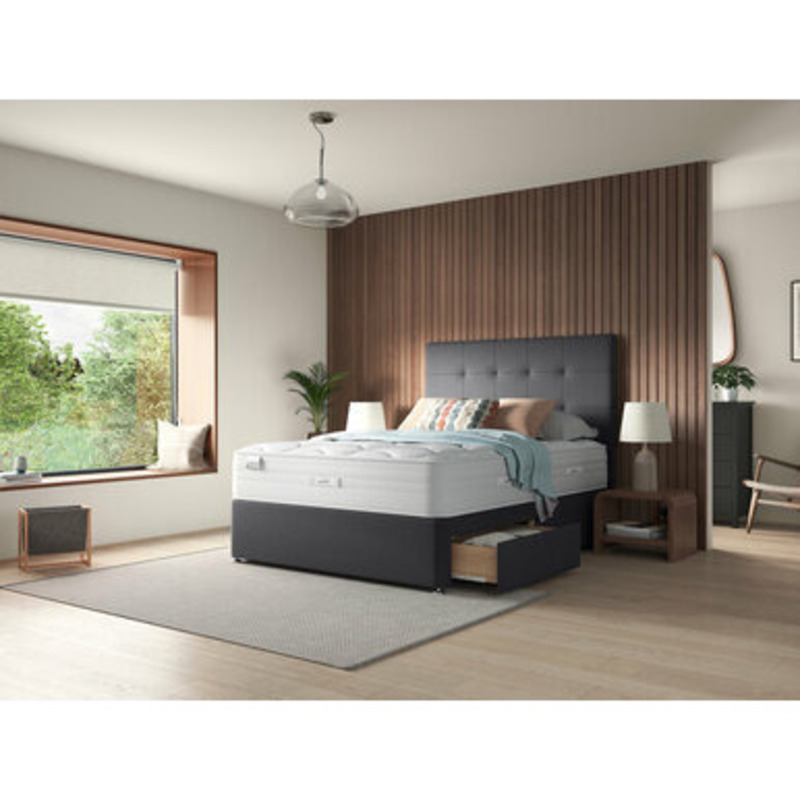 Slumberland Clima Airstream Memory 6000 Divan Bed Set by Bensons for