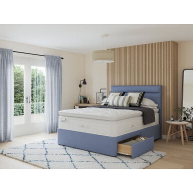 Slumberland Clima Airstream Memory 9000 Divan Bed Set by Bensons for