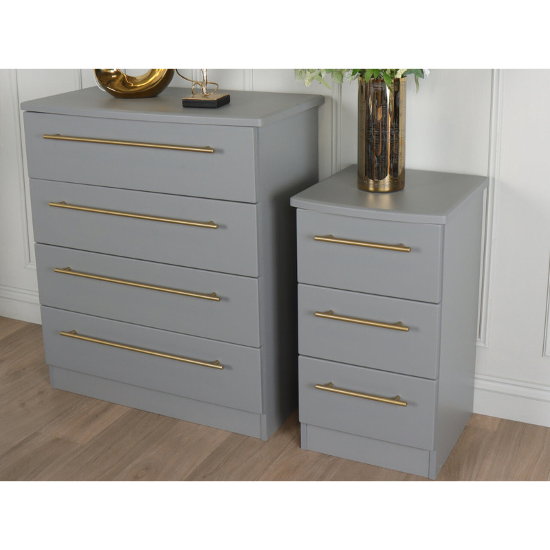 Haworth 3 Drawer Bedside Table by Bensons for Beds