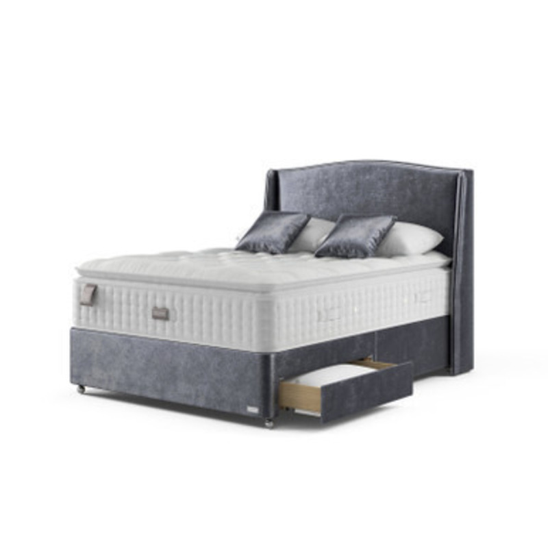 Staples and Co Artisan Grand Divan Bed Set On Castors by Bensons for