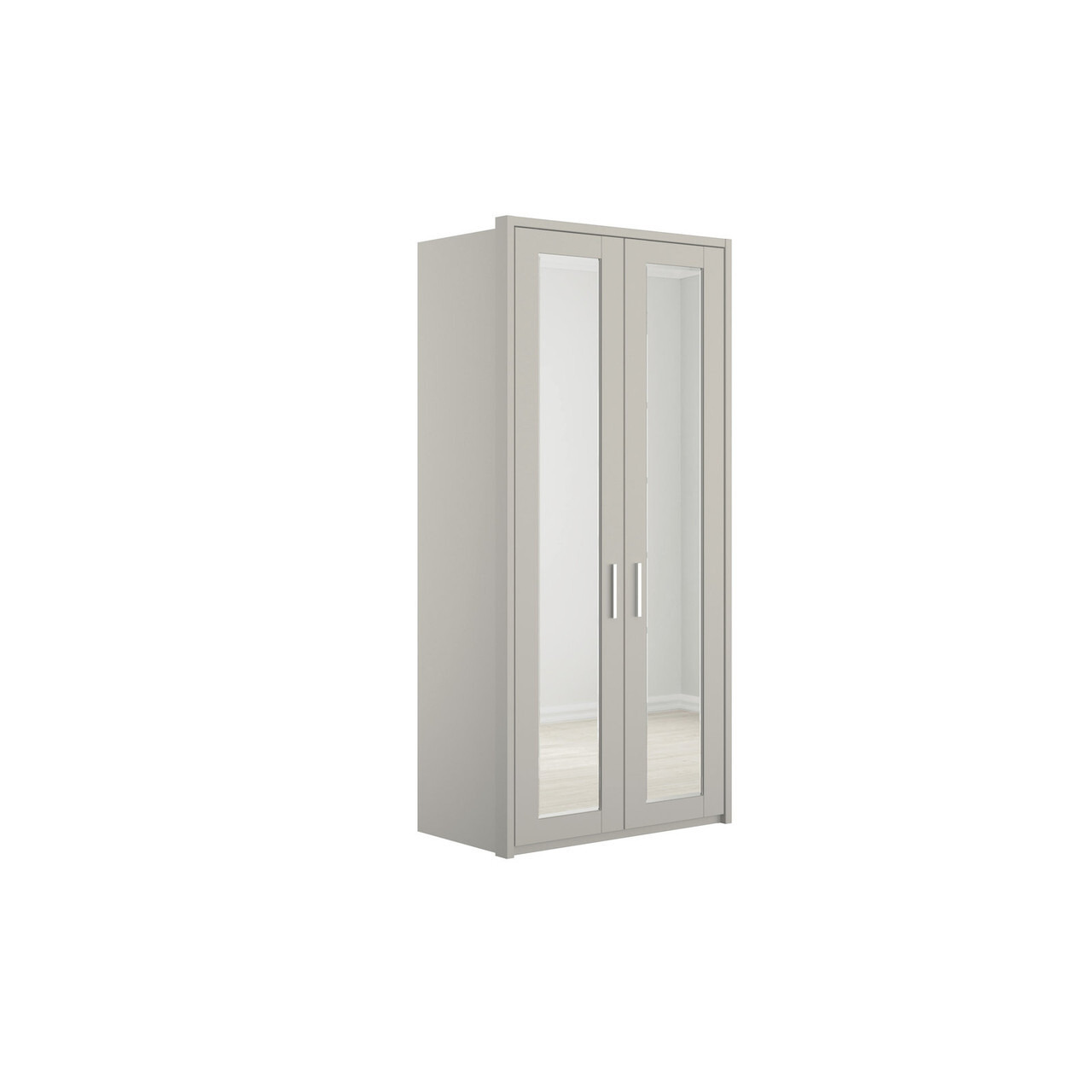Alster 2 Door 2 Mirror Hinged Wardrobe by Bensons for Beds