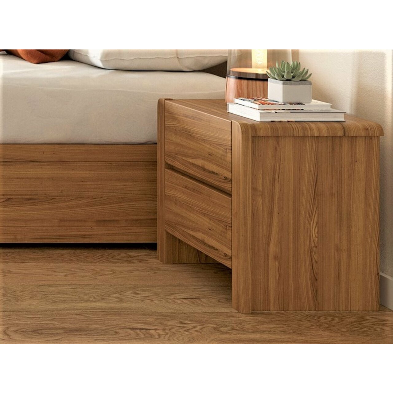 Hip Hop 2 Drawer Bedside Table by Bensons for Beds