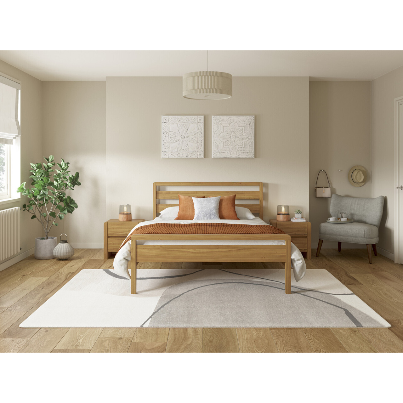 Hip Hop Wooden Bed Frame by Bensons for Beds