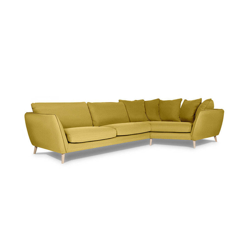 Sandringham Large Left Hand Corner Sofa Set Yellow Bridgman by