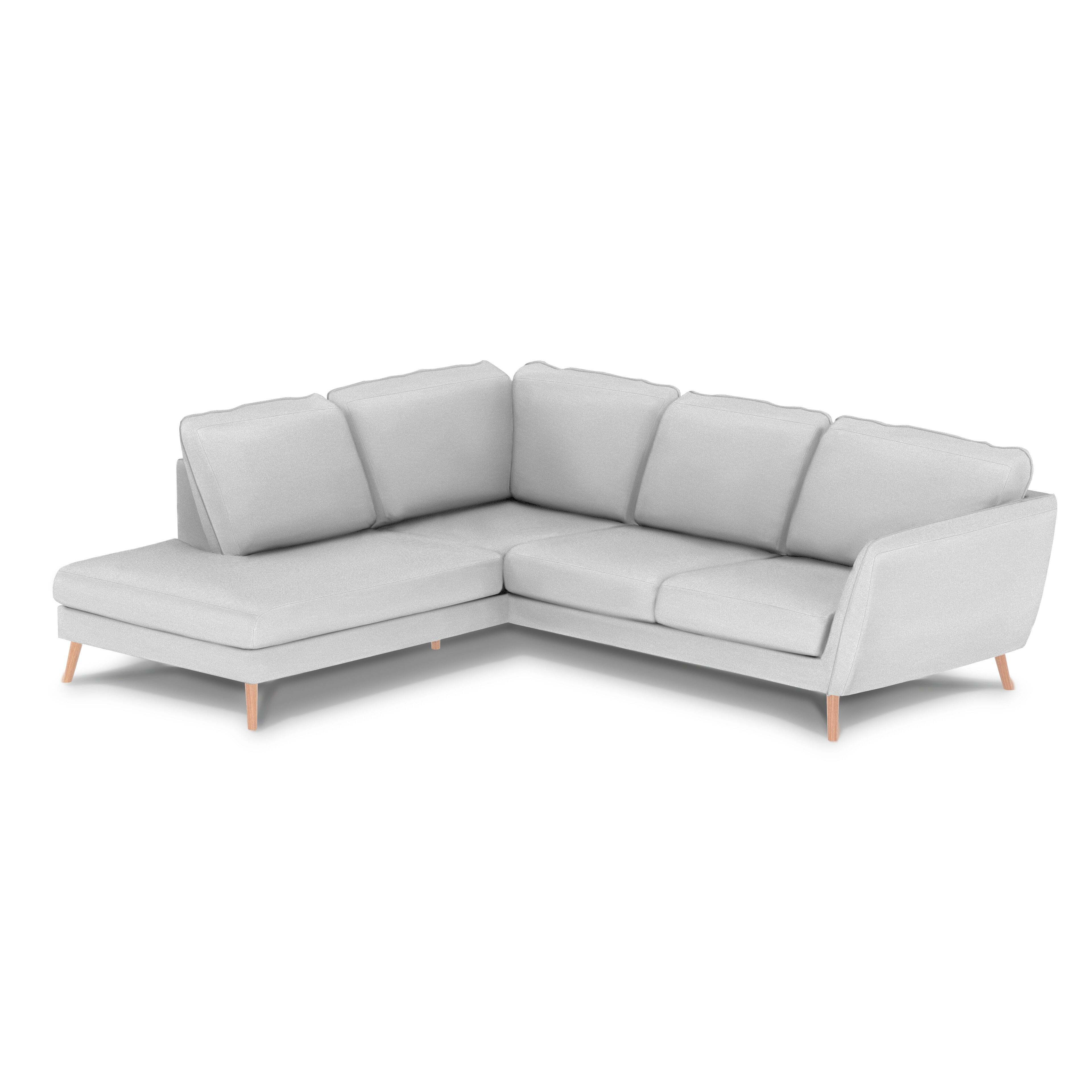 Sandringham Medium Right Hand Chaise Corner Sofa Set Beige Bridgman