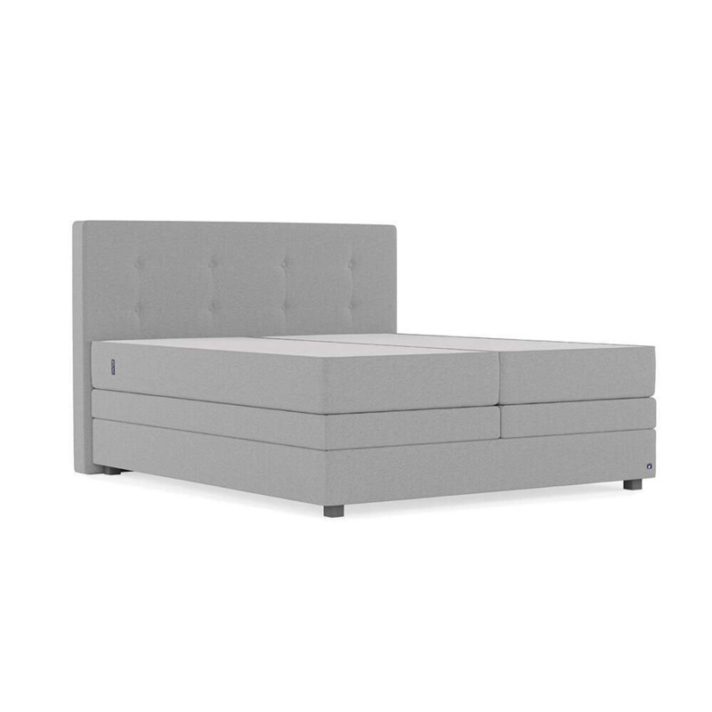 Ottoman bed 200x200 in light grey BRUNO by Bruno Interior