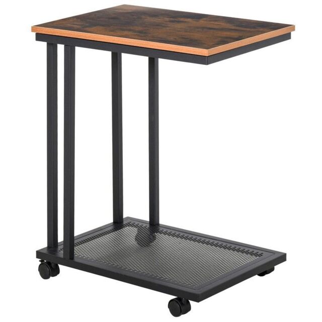 HOMCOM C-Shaped Laptop Table