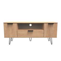 Ready Assembled 2 U Fuji 2 Door 1 Drawer Wide TV Unit (Ready Assembled ...