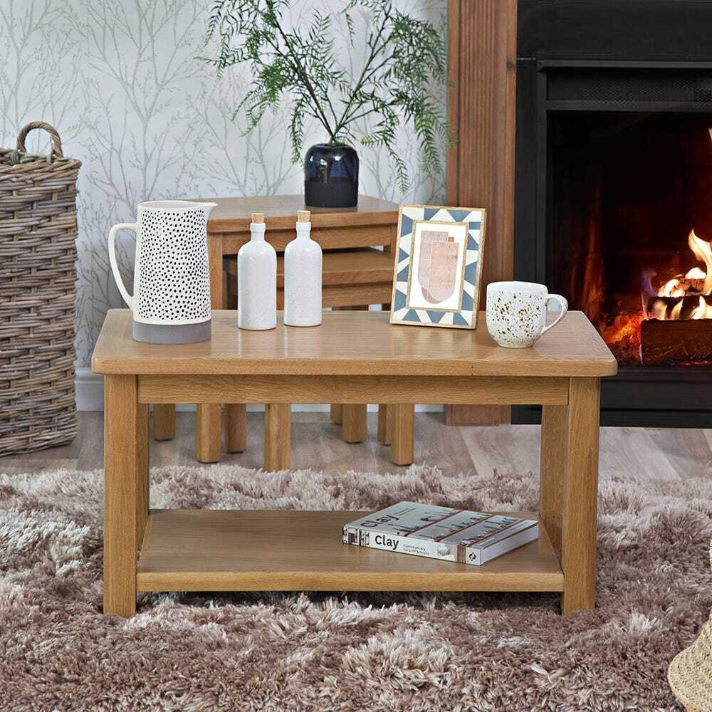 Rutland Oak Small Coffee Table by Chiltern Oak Furniture