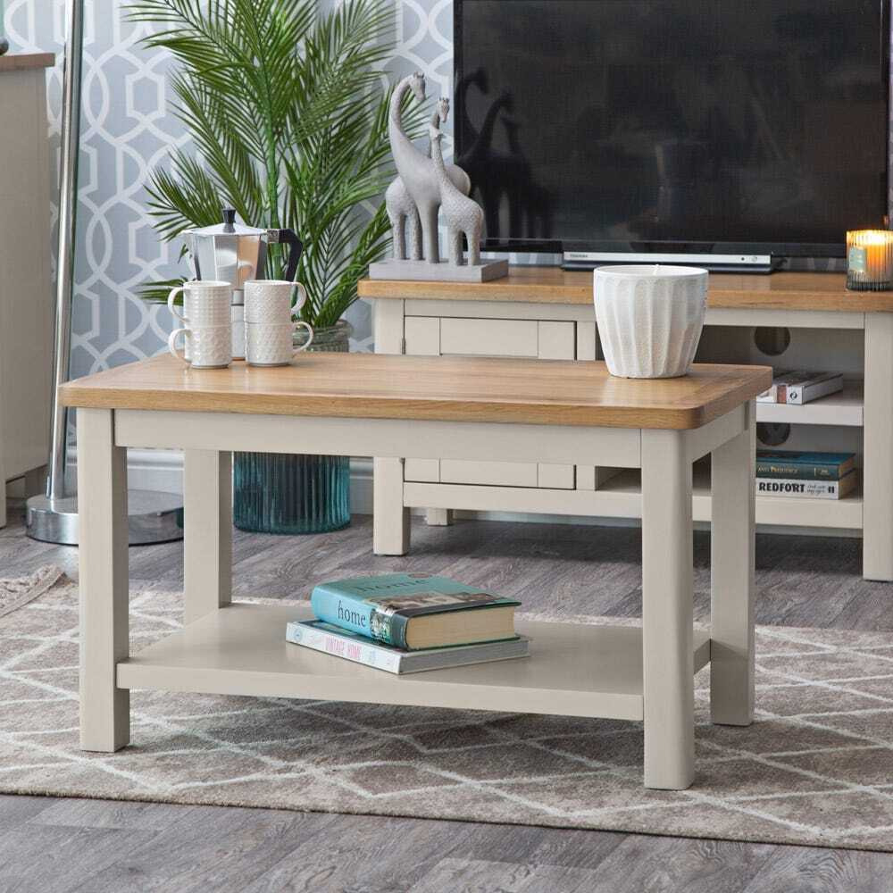 Rutland Painted Oak Small Coffee Table by Chiltern Oak Furniture