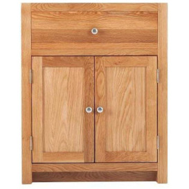 Handmade Oak 2 Door Sink Cabinet