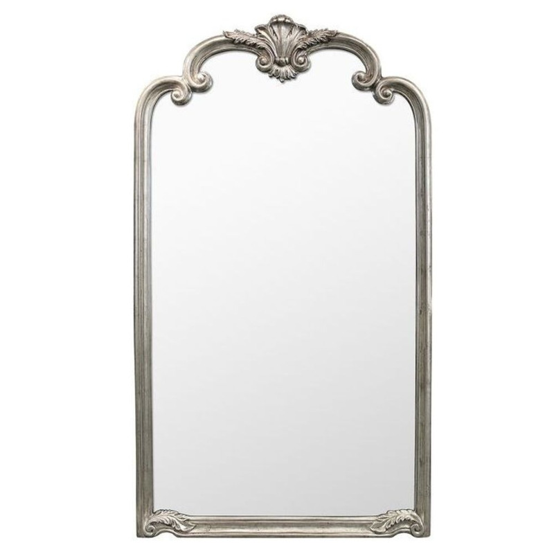 Palazzo Silver Leaner Arch Mirror by Choice Furniture Superstore