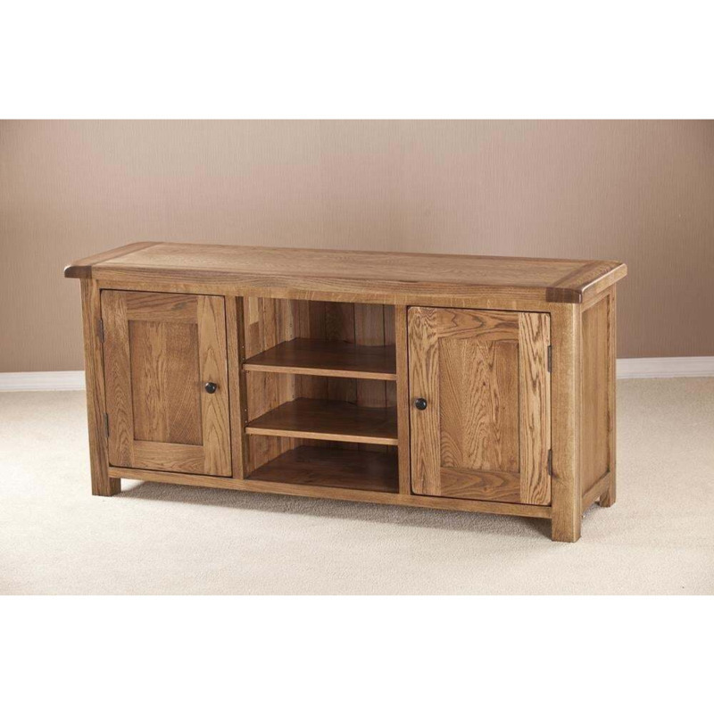 Originals Rustic Oak Large TV Unit by Choice Furniture Superstore