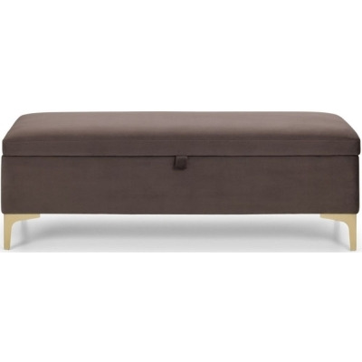 Deco Truffle Velvet Fabric Blanket Box by Choice Furniture Superstore ...