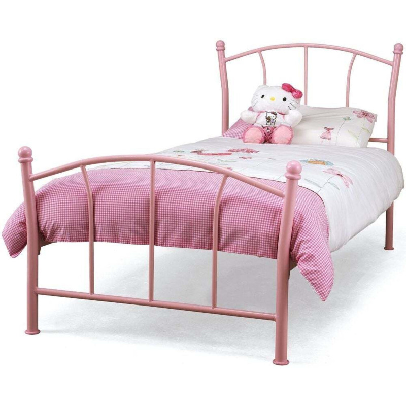 Ariya 3ft Pink Metal Bed by Choice Furniture Superstore