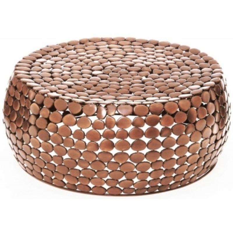 Bridgton Copper Pebble Effect Coffee Table by Choice Furniture