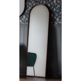 Greystoke Bronze Arch Leaner Mirror