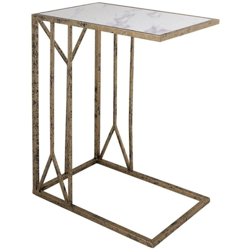 Mindy Brownes Solomon Antique Gold Accent Table by Choice Furniture
