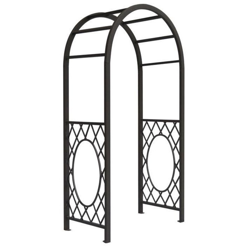 Exton Lattice Round Top Garden Arch by Choice Furniture Superstore