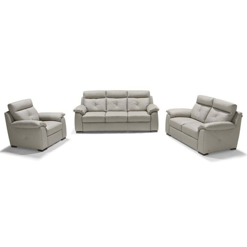 Bari Moon Leather Sofa Suite by Choice Furniture Superstore