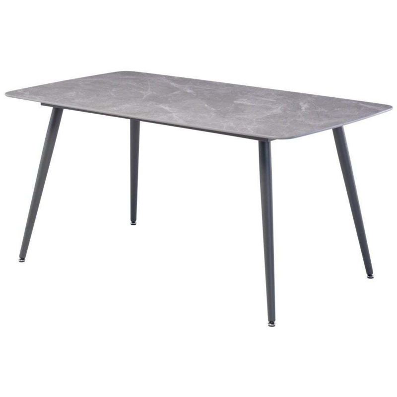 Modesto Grey Sintered Stone Top 160cm Dining Table by Choice Furniture