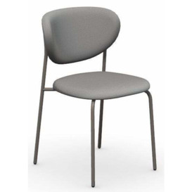 Connubia by Calligaris Cozy Cros Taupe Dining Chair - CB2135