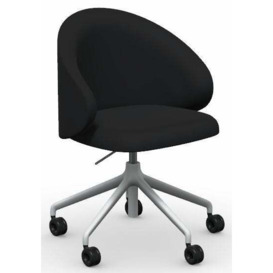 Connubia By Calligaris Tuka Office Chair - Matt Black with Optic White Base - CB2126