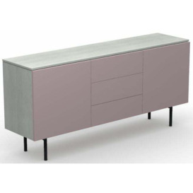 Connubia By Calligaris Made Sideboard - Matt Pale Pink with Brushed White - CB6101-3