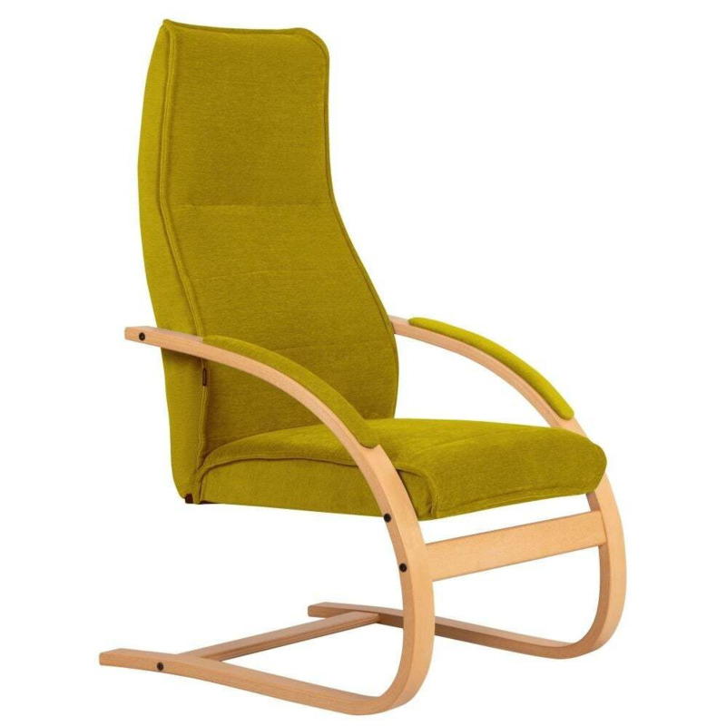 Verikon Como Titan Dark Gold Fabric Cantilever Chair by Choice