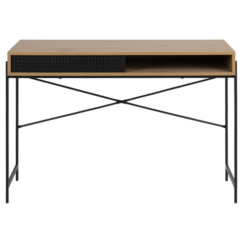 Aspen Wild Oak 1 Sliding Door Desk by Choice Furniture Superstore