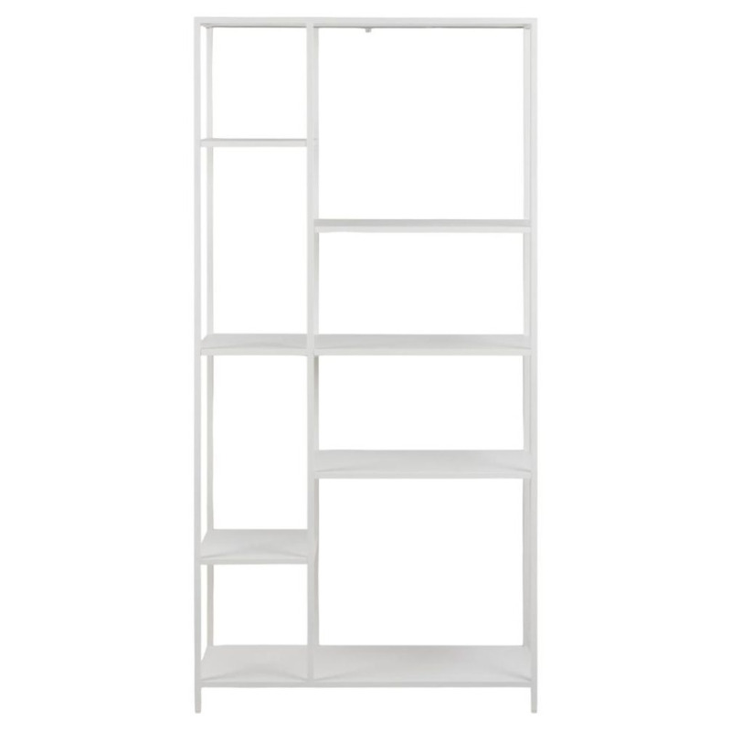 Newcastle White Open Wide Bookcase by Choice Furniture Superstore