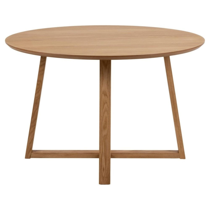 Naco Oak 4 Seater Round Dining Table 120cm by Choice Furniture