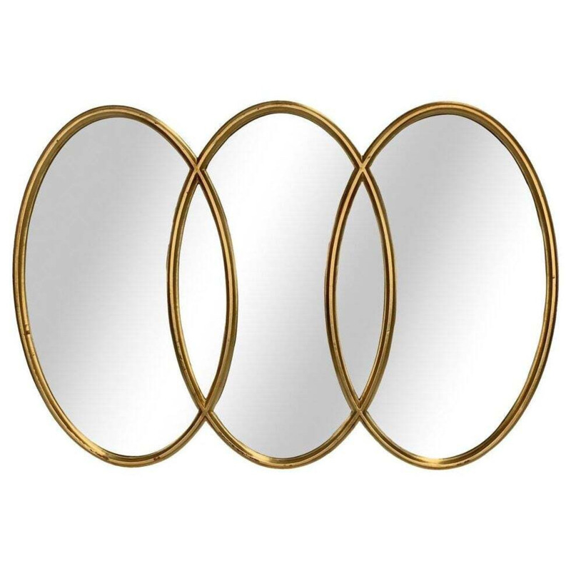 Gold Frame Oval Mirror 121cm x 81cm by Choice Furniture Superstore