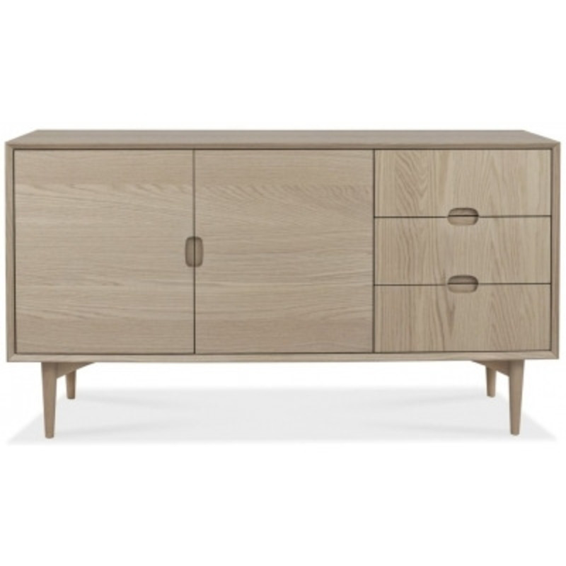 Bentley Designs Dansk Scandi Oak 2 Door 3 Drawer Sideboard by Choice