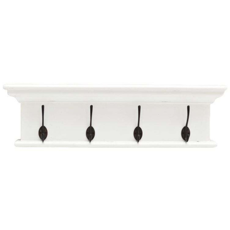 Nova Solo Halifax White 4 Hook Coat Rack by Choice Furniture Superstore
