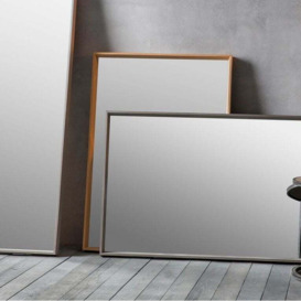 Nevaeh Oak Rectangular Mirror - 74cm x 104.5cm