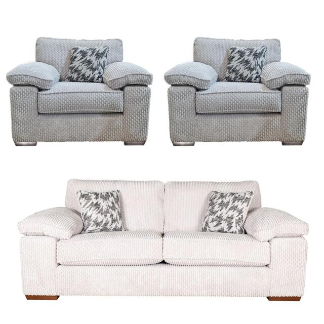 Buoyant Lara Fabric Sofa Set - 3+1+1 Seater - Variation Available by ...