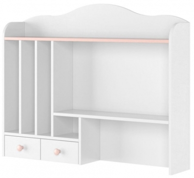 Freya White Desk Hutch by Choice Furniture Superstore | ufurnish.com