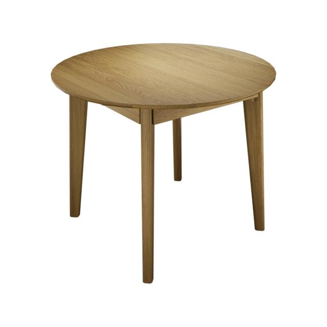 Scandic Dining Table - 2 Seater - Round - 95cm - Oak by Choice ...