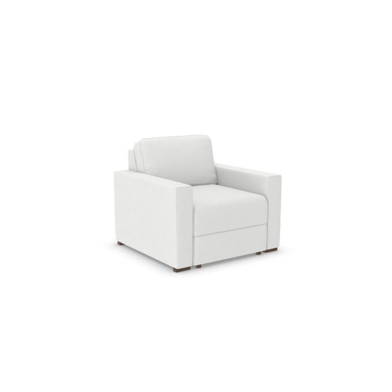 Charlotte Chair Bed Settee Polar White by Cocoon