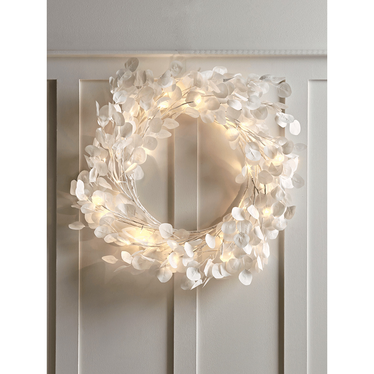 Light Up Honesty Wreath