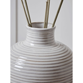 Ribbed Stoneware Vase - thumbnail 2