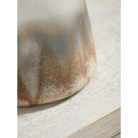 Warped Frosted Glass Tea Light Holder - thumbnail 3