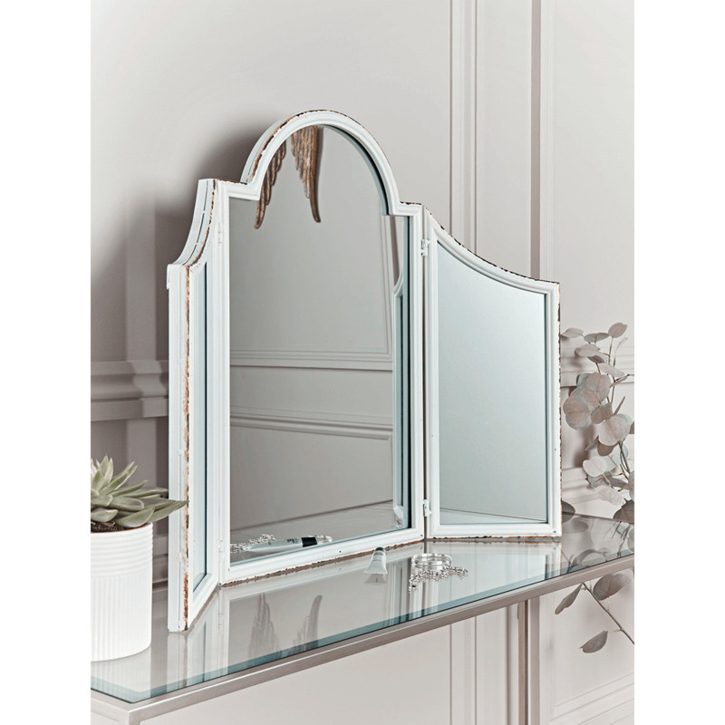 Distressed Dressing Table Mirror by Cox & Cox