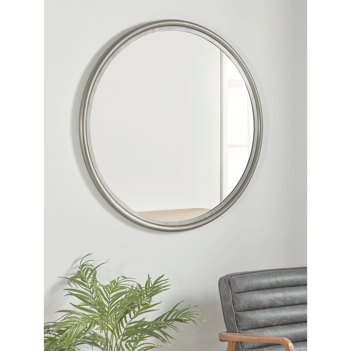 Round Zinc Clawson Mirror - Large