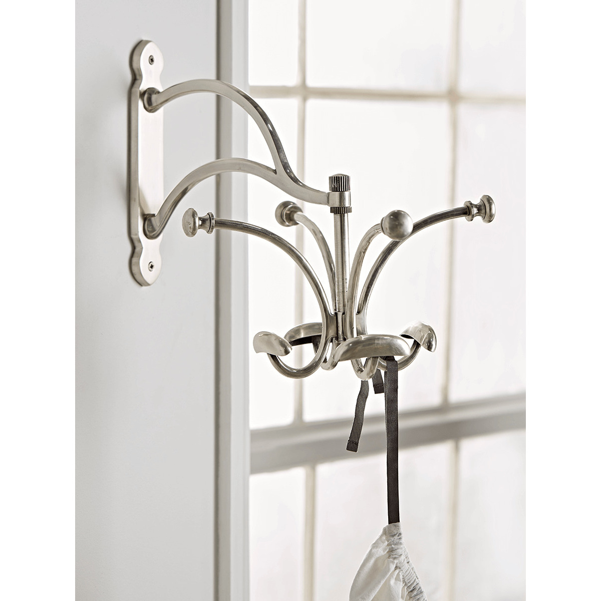 Antique Silver Revolving Coat Rack by Cox & Cox | ufurnish.com