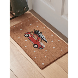 Christmas Car Doormat