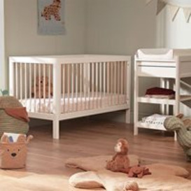Troll Lukas 2 Piece Cot Bed  & Changing Table Set - White