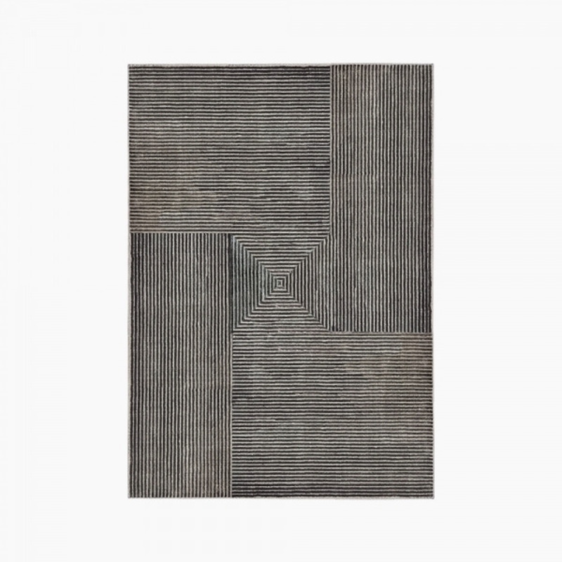 £20 Off Pyramid Rug, Charcoal Rug Size: 200 x 290cm Modern Designed ...