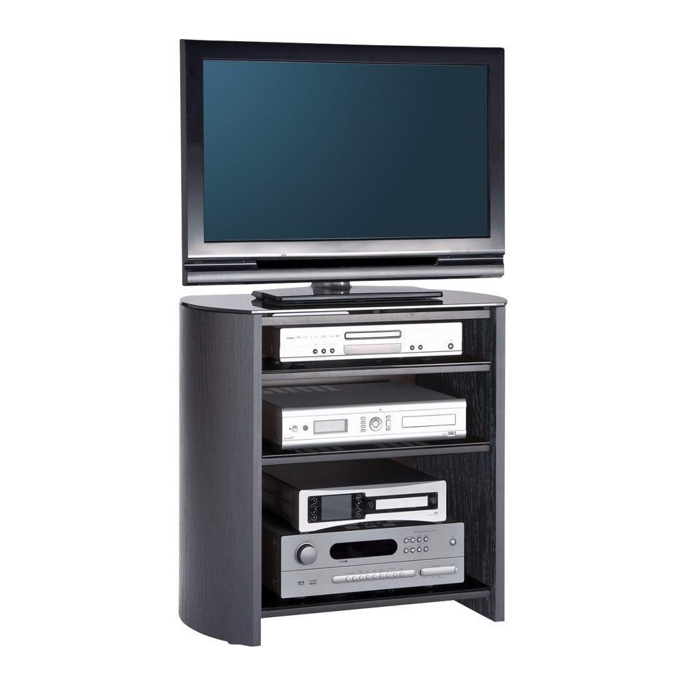 ALPHASON Finewoods HiFi Series FW750/4 750 mm TV Stand Black Oak